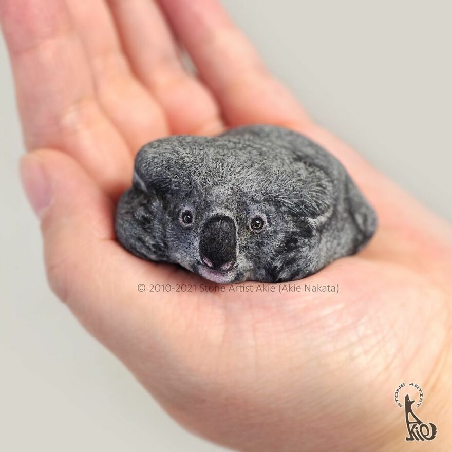 Akie Nakata, Japanese Artist Turns Stones Into Art And The Result Is Amazing (New Pics)