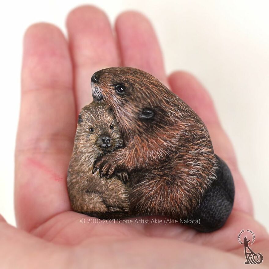 Akie Nakata, Japanese Artist Turns Stones Into Art And The Result Is Amazing (New Pics)