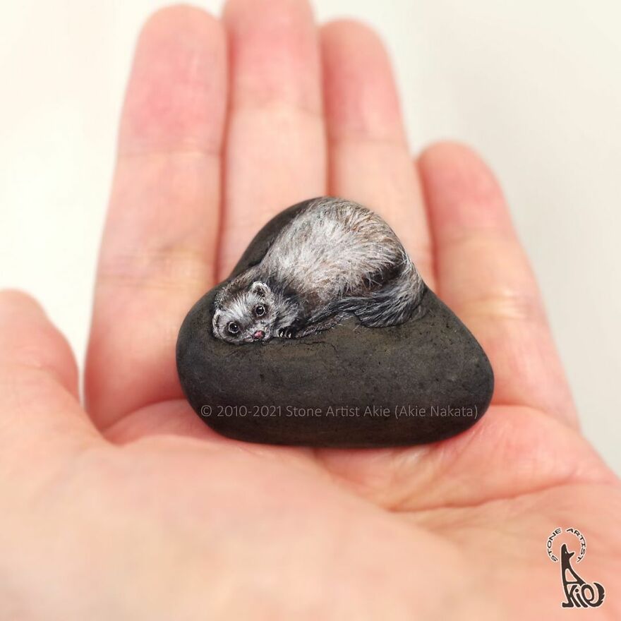 Akie Nakata, Japanese Artist Turns Stones Into Art And The Result Is Amazing (New Pics)