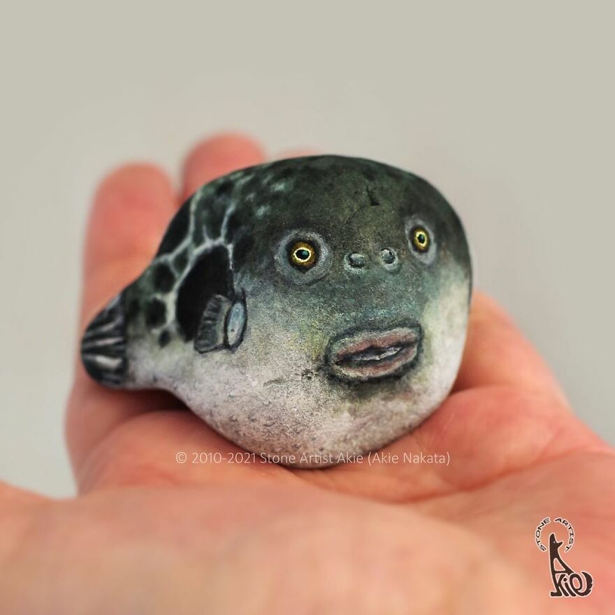 Akie Nakata, Japanese Artist Turns Stones Into Art And The Result Is Amazing (New Pics)