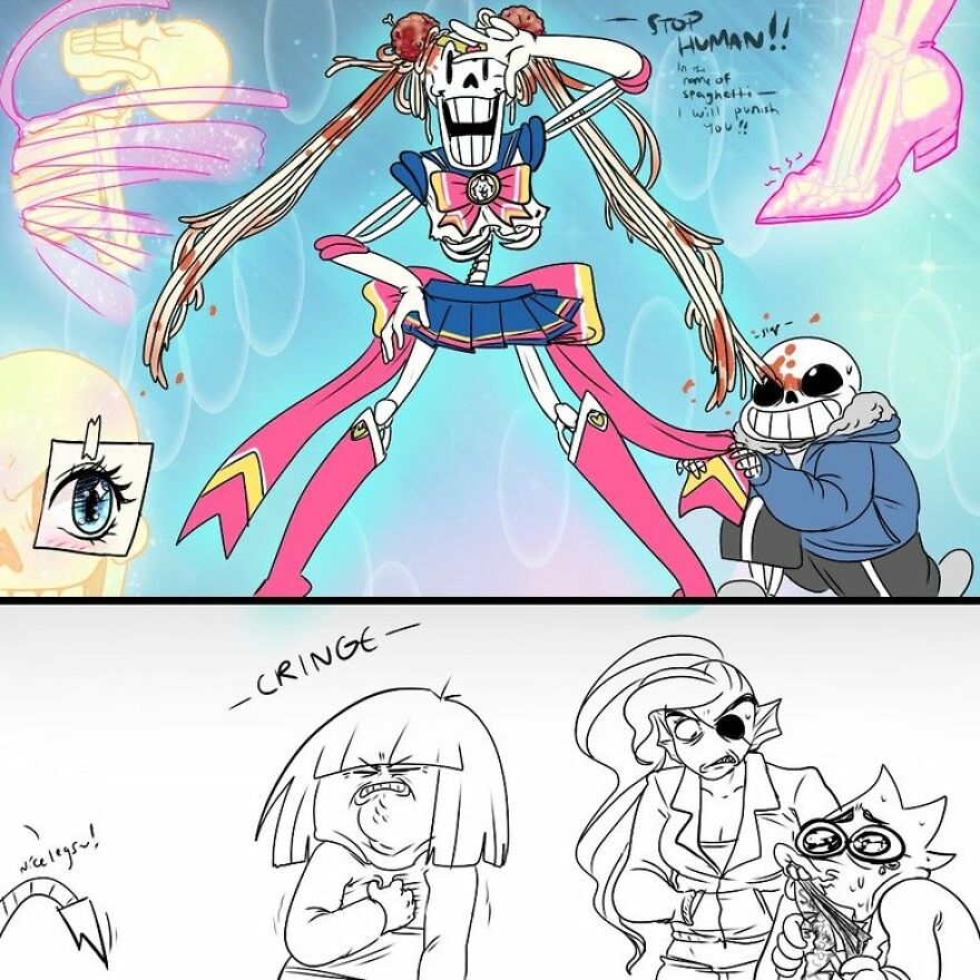 I Scoured The Internet And Found These Funny/Cringey Undertale And Deltarune Comics.