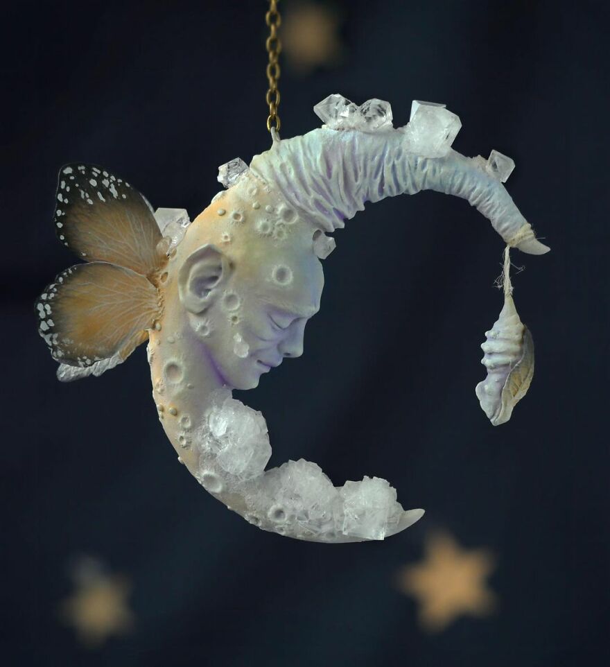 Artist Grows Crystals On Her Dreamy Sculptures