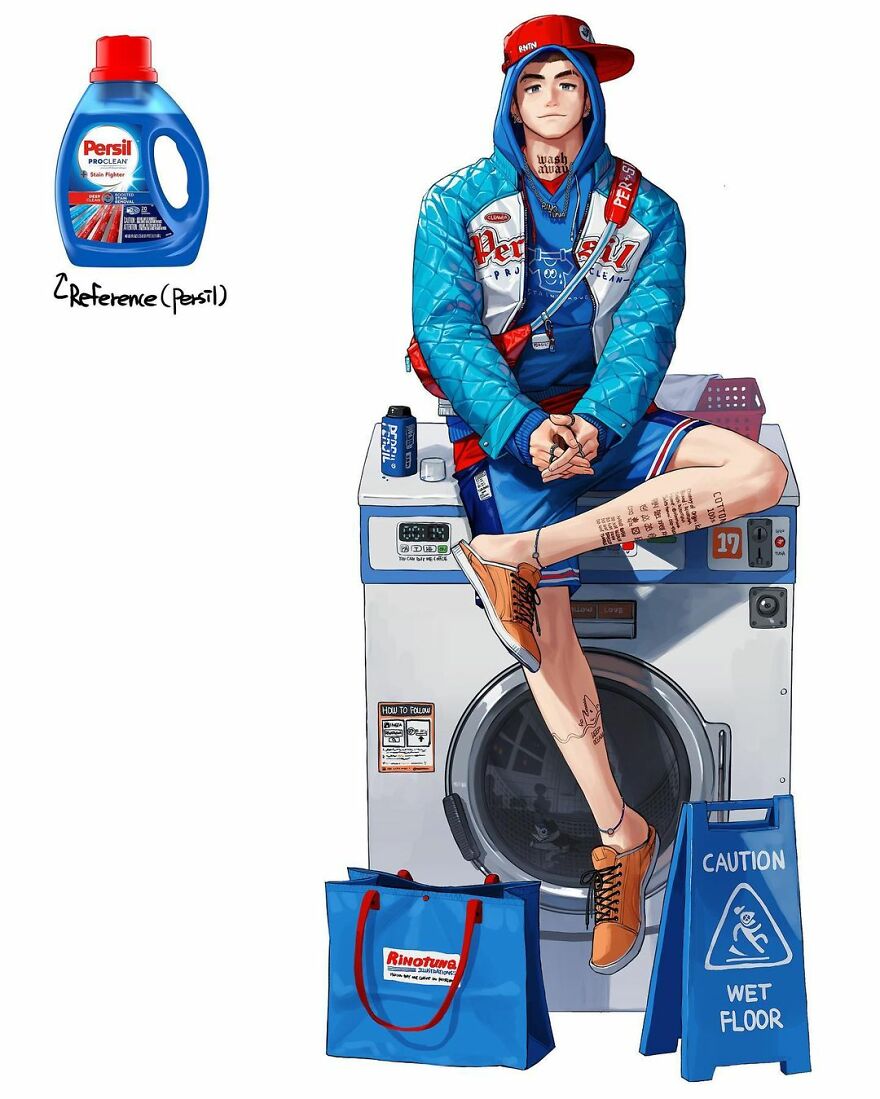 Artist Reimagines Animals, Insects, Everyday Objects, And Food As Cartoon Characters (38 New Pics)