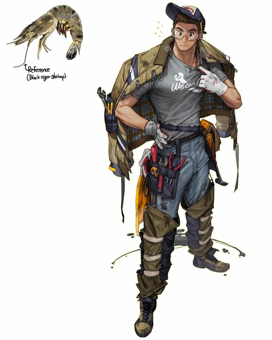 Artist Reimagines Animals, Insects, Everyday Objects, And Food As Cartoon Characters (38 New Pics)