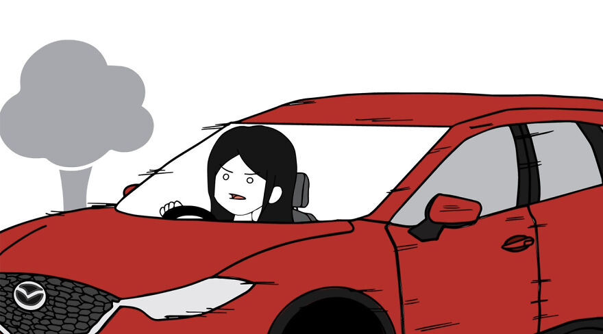 I Made A Public Service Announcement Comic About Road Rage With An Animated Video