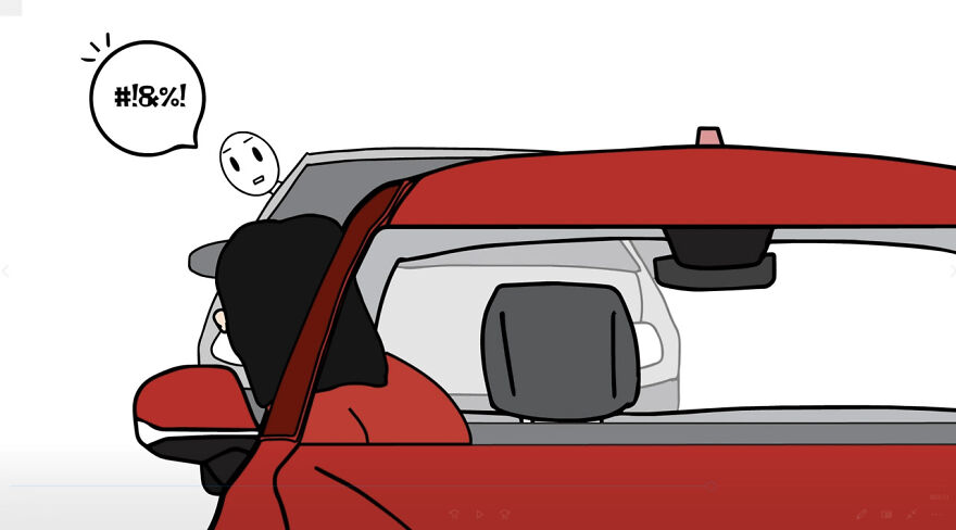 I Made A Public Service Announcement Comic About Road Rage With An Animated Video