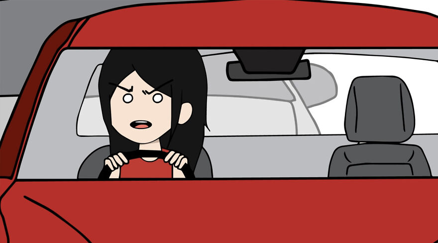 I Made A Public Service Announcement Comic About Road Rage With An Animated Video