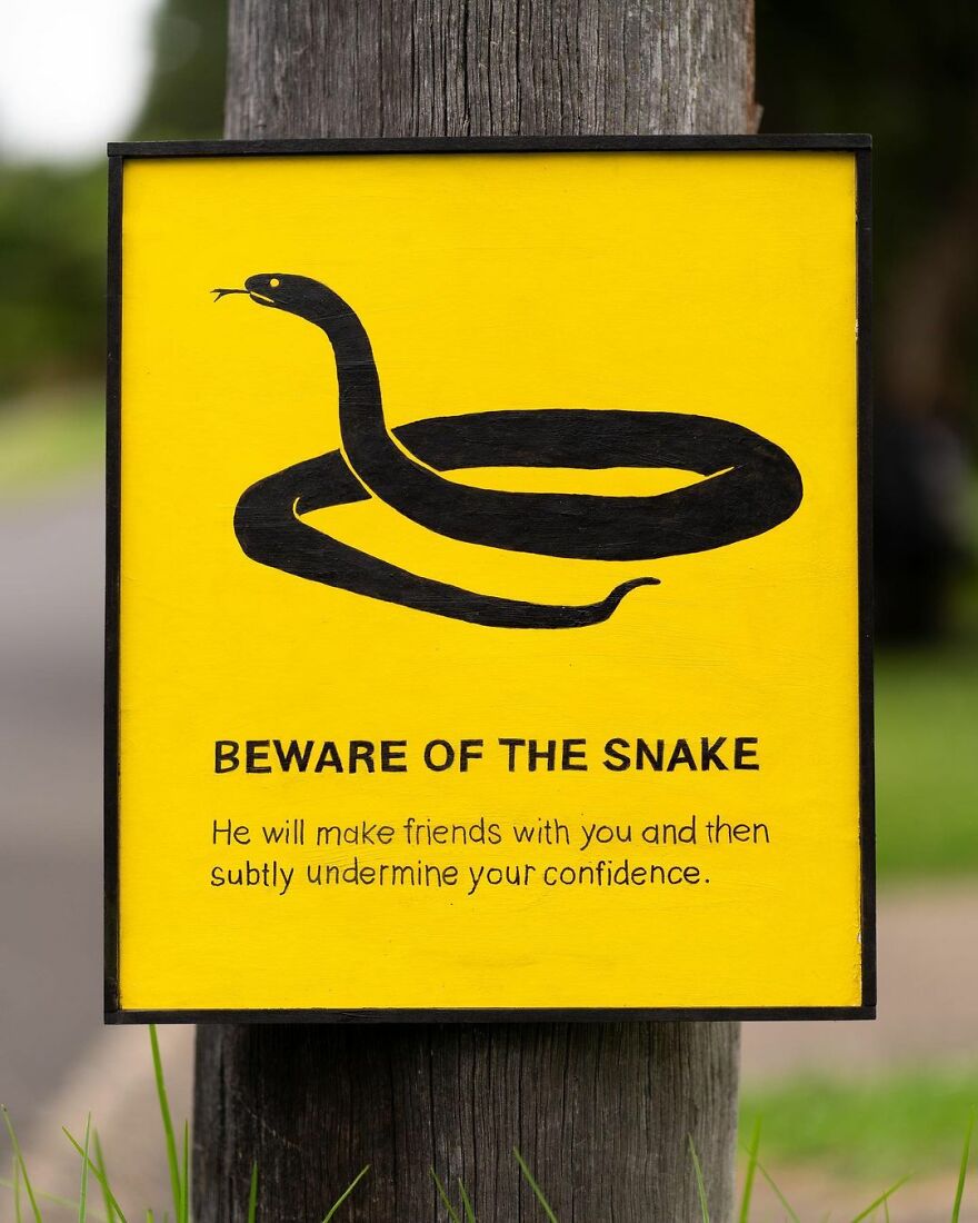 Artist Continues To Create Fun Street Signs Marking Small Places