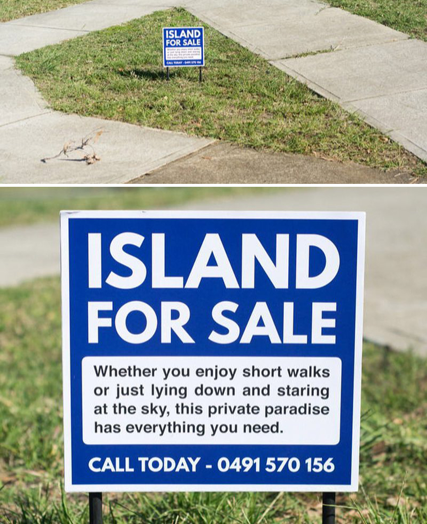 Artist Continues To Create Fun Street Signs Marking Small Places