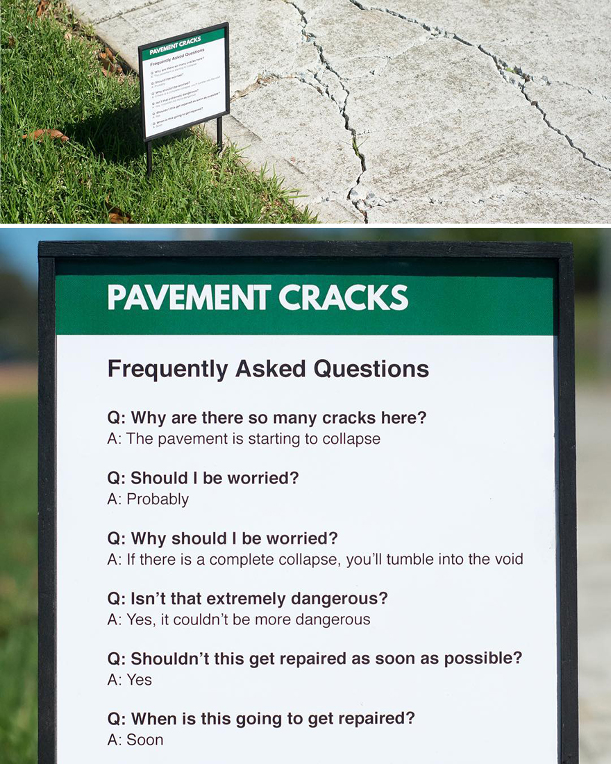 Artist Continues To Create Fun Street Signs Marking Small Places