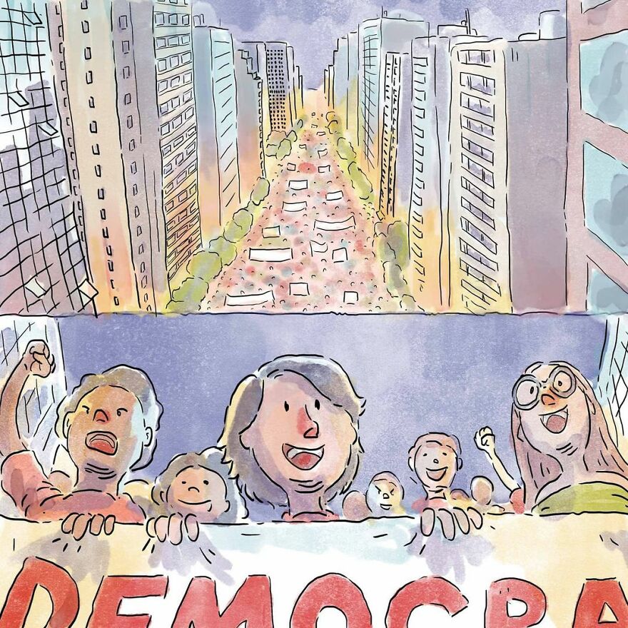 Este artista cuenta en 5 cómics historias desgarradoras sobre los problemas de la sociedad sin usar ni una palabra