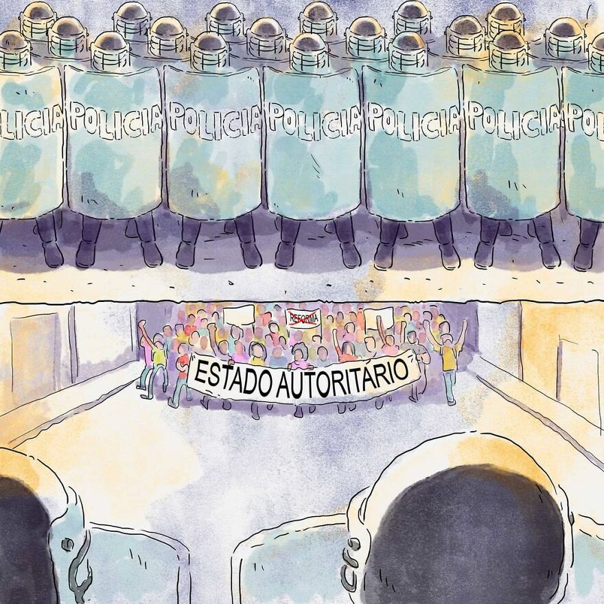 Este artista cuenta en 5 cómics historias desgarradoras sobre los problemas de la sociedad sin usar ni una palabra