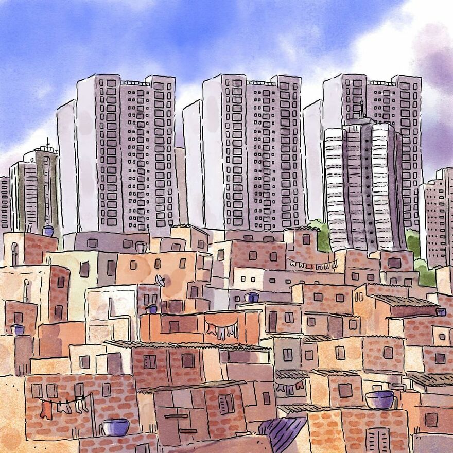 Este artista cuenta en 5 cómics historias desgarradoras sobre los problemas de la sociedad sin usar ni una palabra