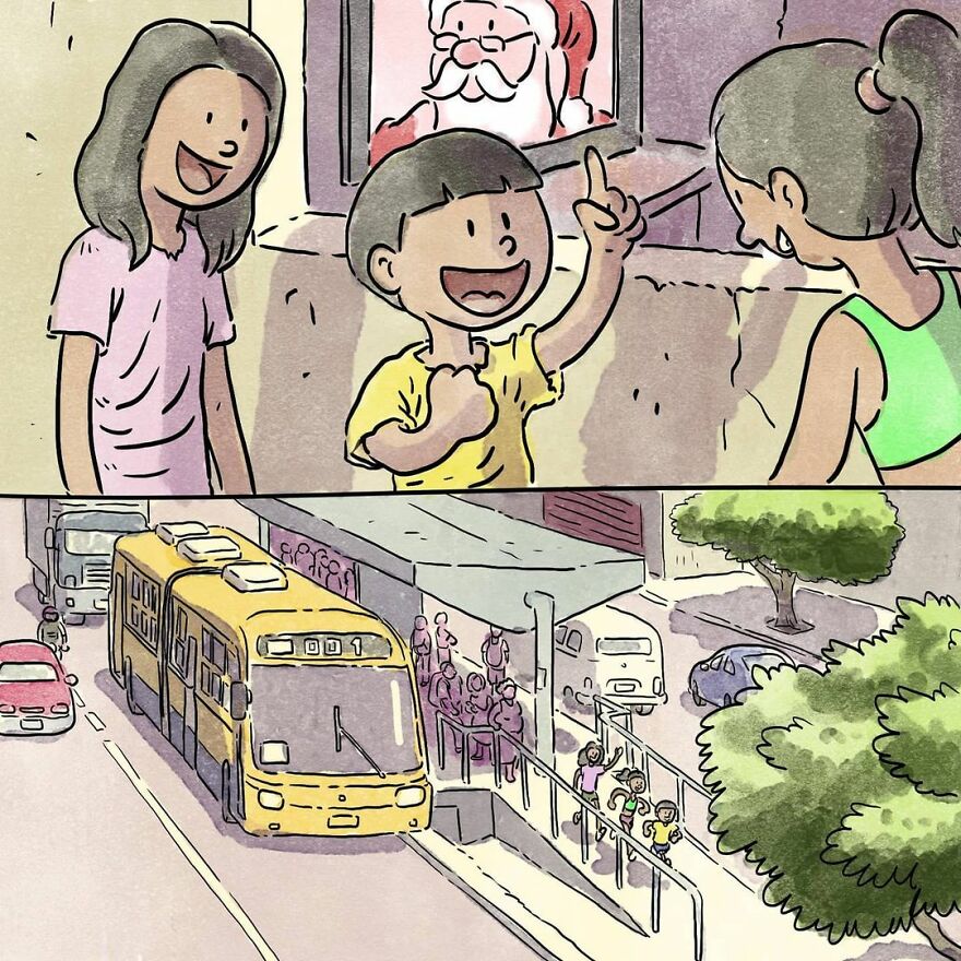 Este artista cuenta en 5 cómics historias desgarradoras sobre los problemas de la sociedad sin usar ni una palabra