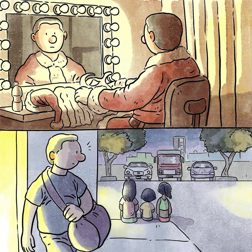 Este artista cuenta en 5 cómics historias desgarradoras sobre los problemas de la sociedad sin usar ni una palabra