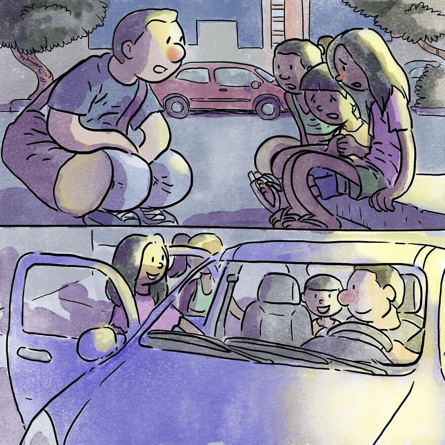 Este artista cuenta en 5 cómics historias desgarradoras sobre los problemas de la sociedad sin usar ni una palabra