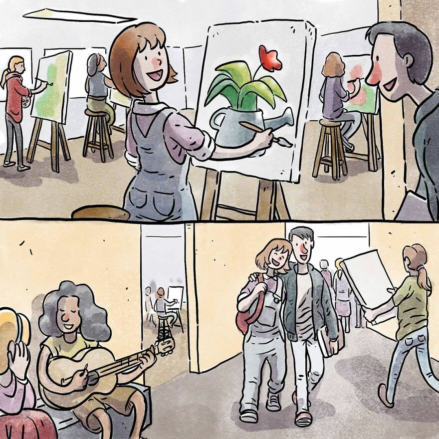 Este artista cuenta en 5 cómics historias desgarradoras sobre los problemas de la sociedad sin usar ni una palabra