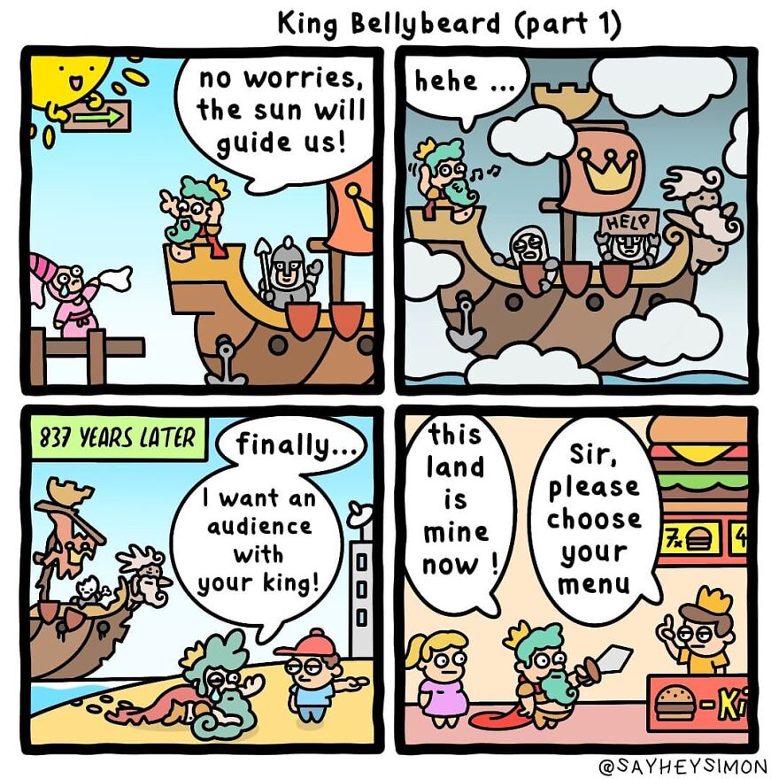 Artist Makes Funny And Healthy Comics To Cheer You Up