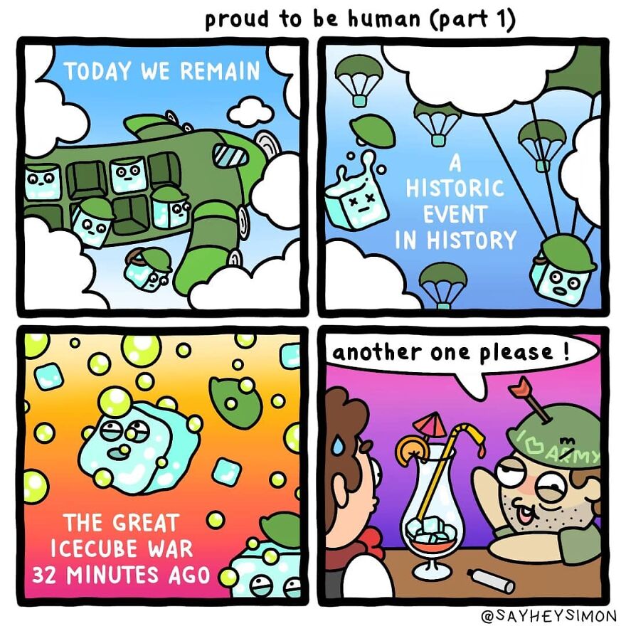 Artist Makes Funny And Healthy Comics To Cheer You Up