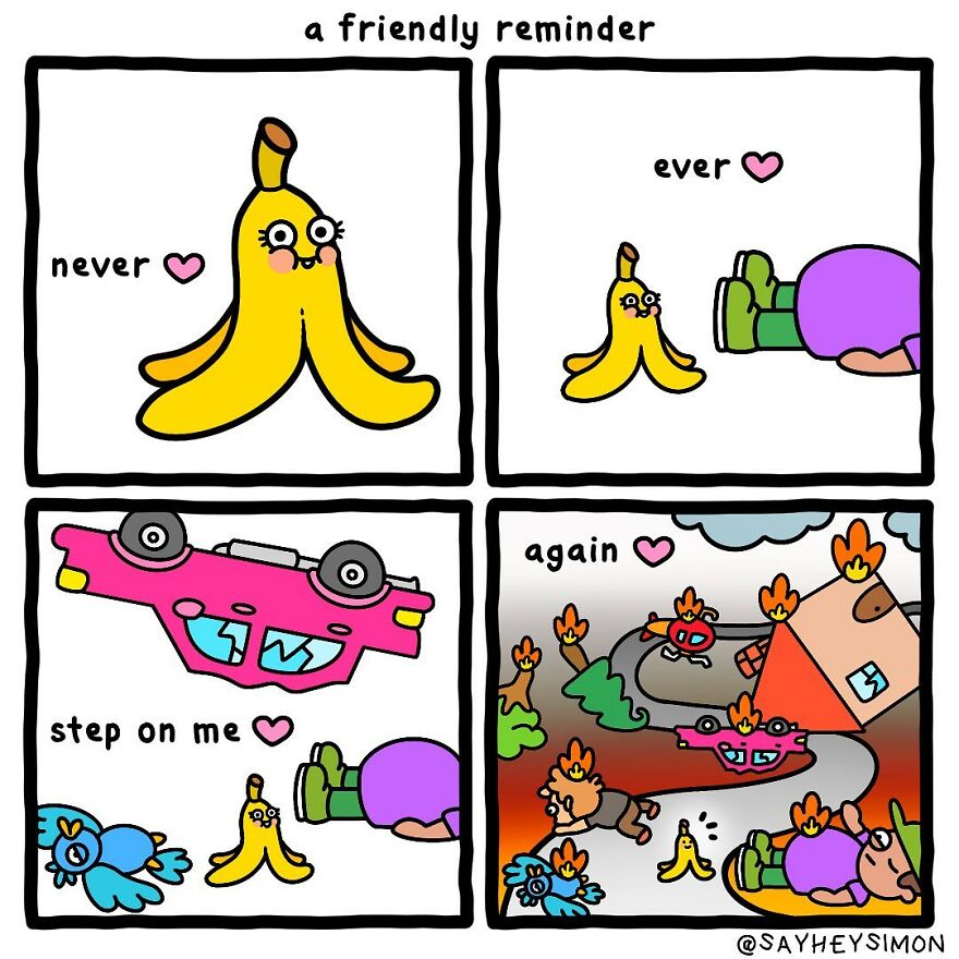 Artist Makes Funny And Healthy Comics To Cheer You Up