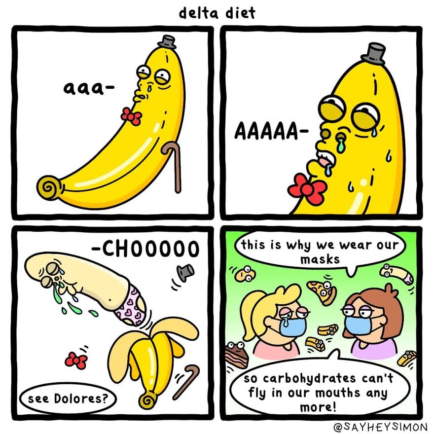 Artist Makes Funny And Healthy Comics To Cheer You Up