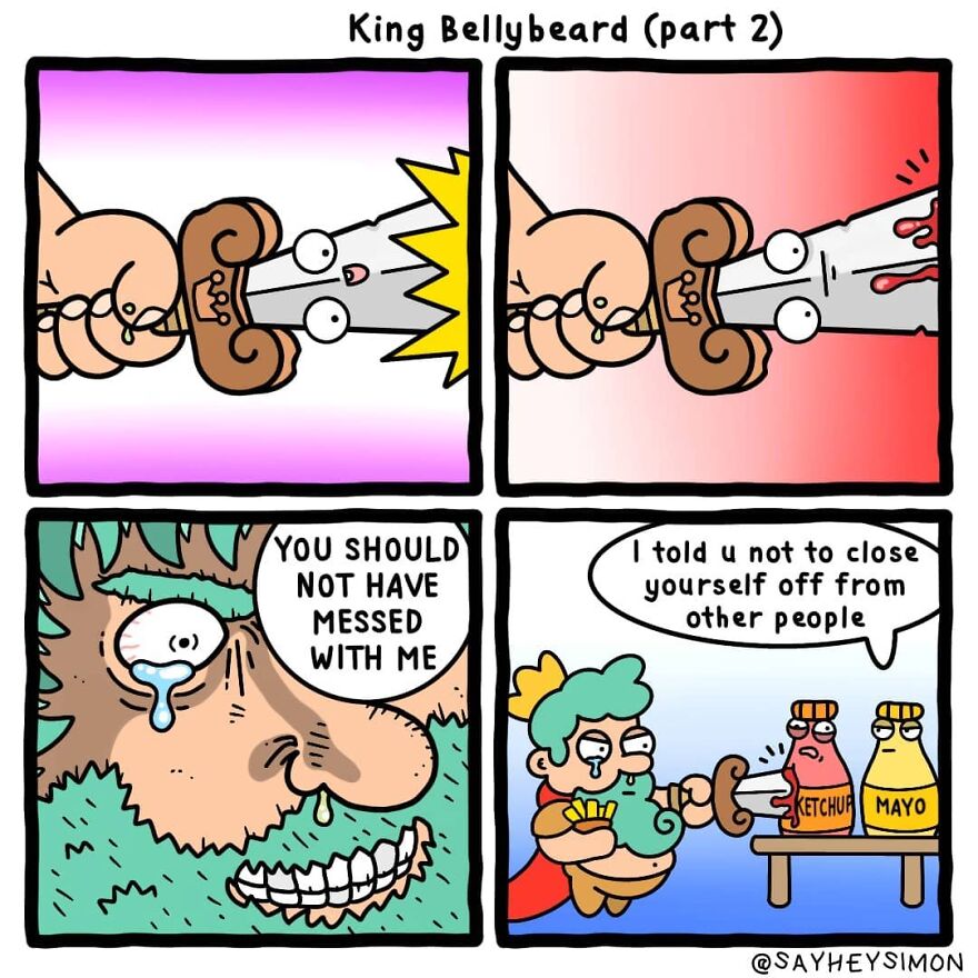 Artist Makes Funny And Healthy Comics To Cheer You Up