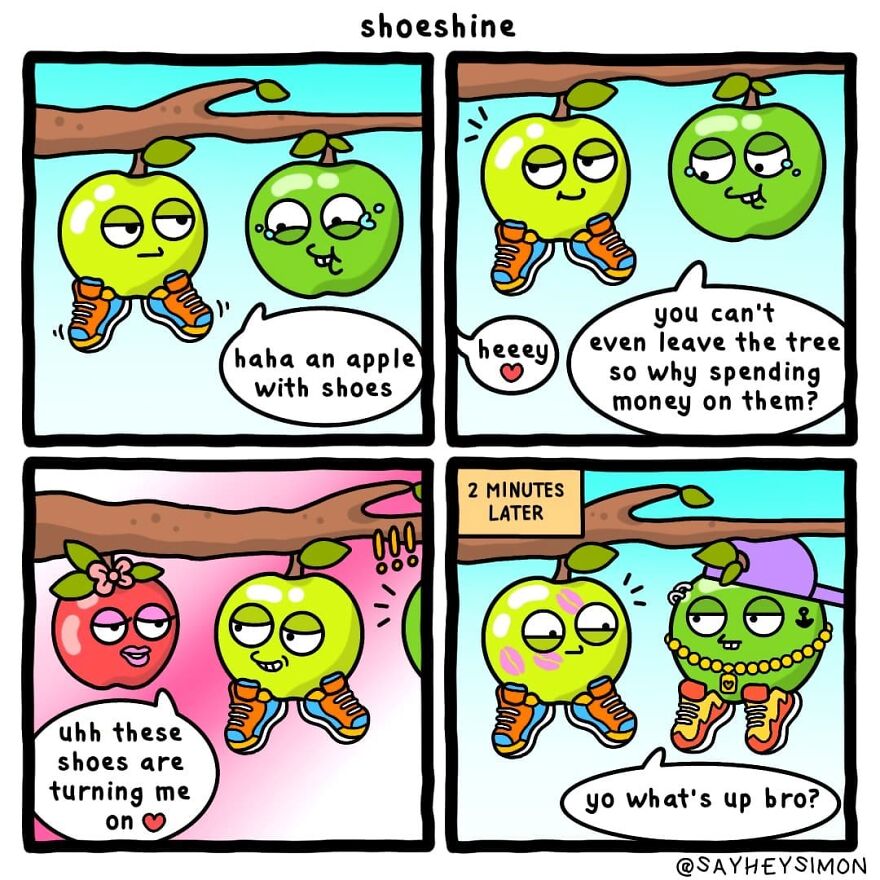 Artist Makes Funny And Healthy Comics To Cheer You Up