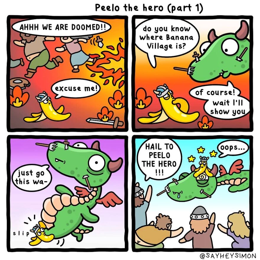 Artist Makes Funny And Healthy Comics To Cheer You Up