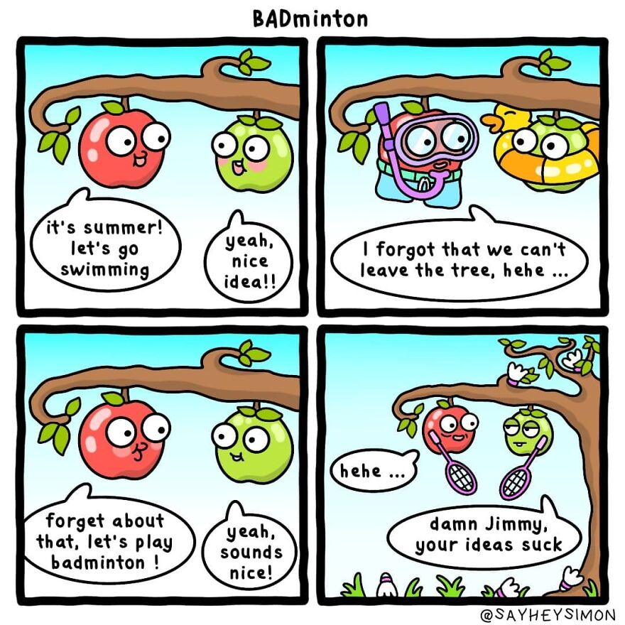 Artist Makes Funny And Healthy Comics To Cheer You Up