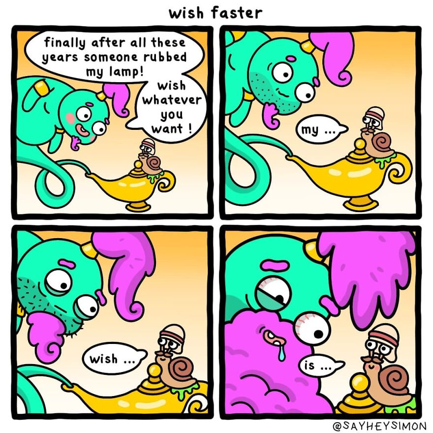 Artist Makes Funny And Healthy Comics To Cheer You Up