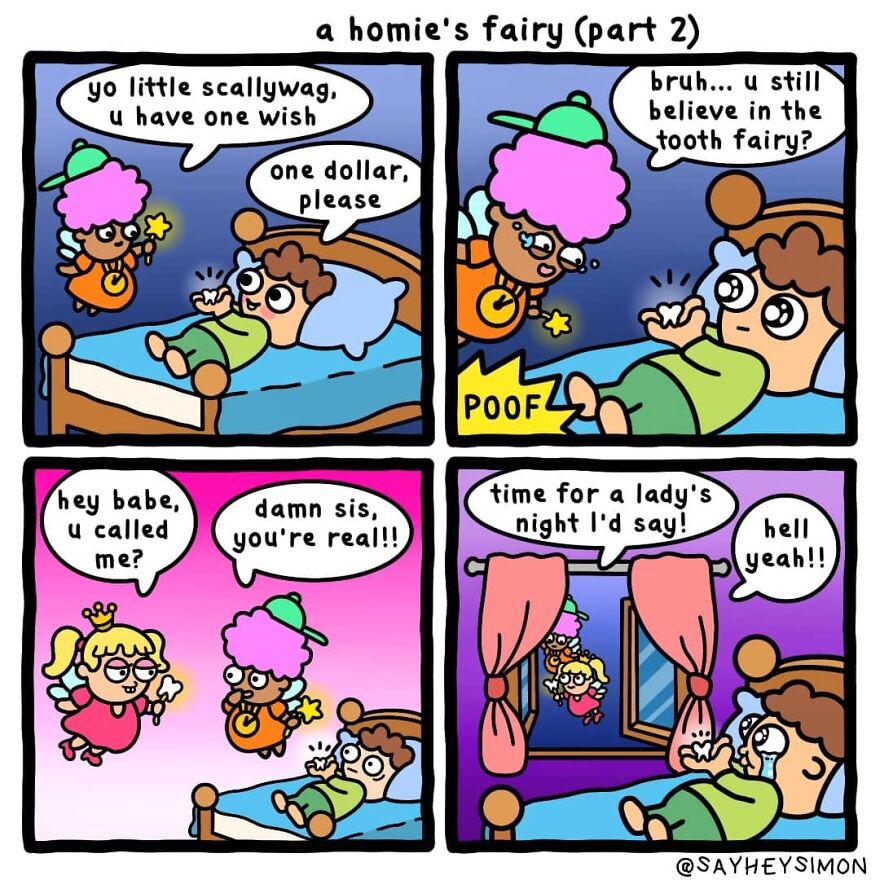 Artist Makes Funny And Healthy Comics To Cheer You Up