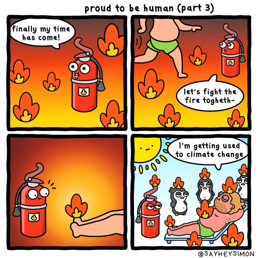 Artist Makes Funny And Healthy Comics To Cheer You Up