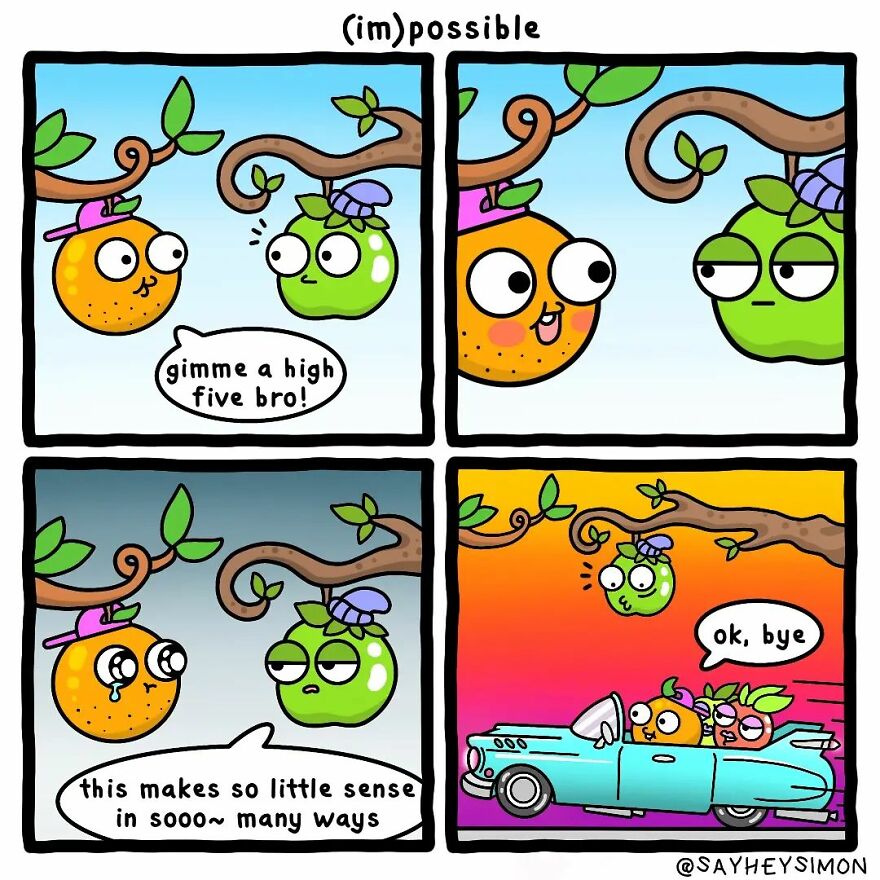 Artist Makes Funny And Healthy Comics To Cheer You Up