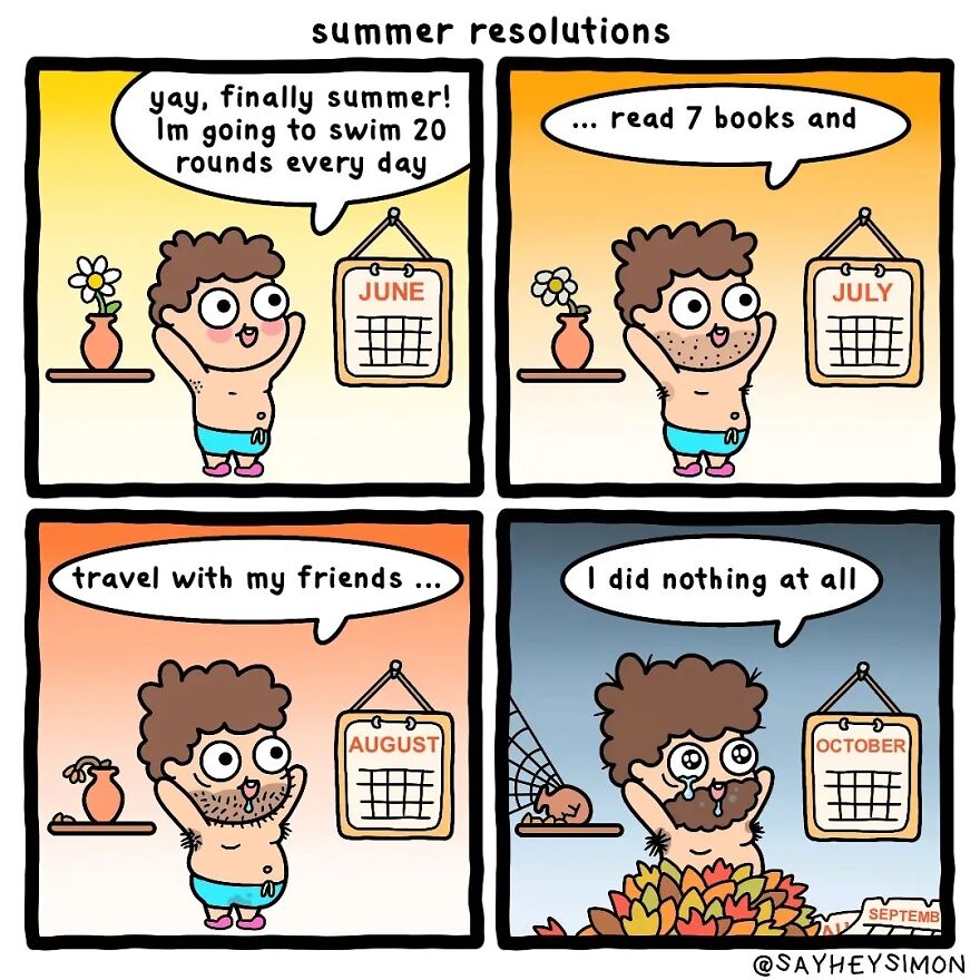 Artist Makes Funny And Healthy Comics To Cheer You Up