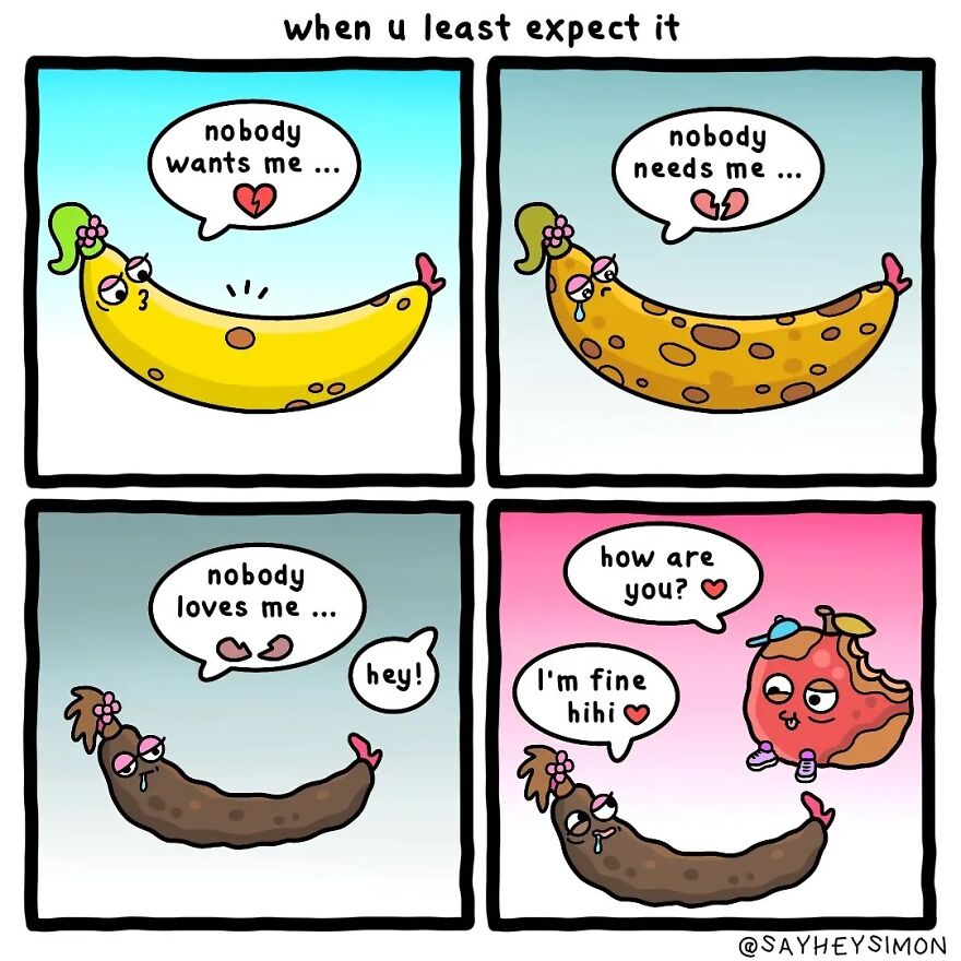Artist Makes Funny And Healthy Comics To Cheer You Up