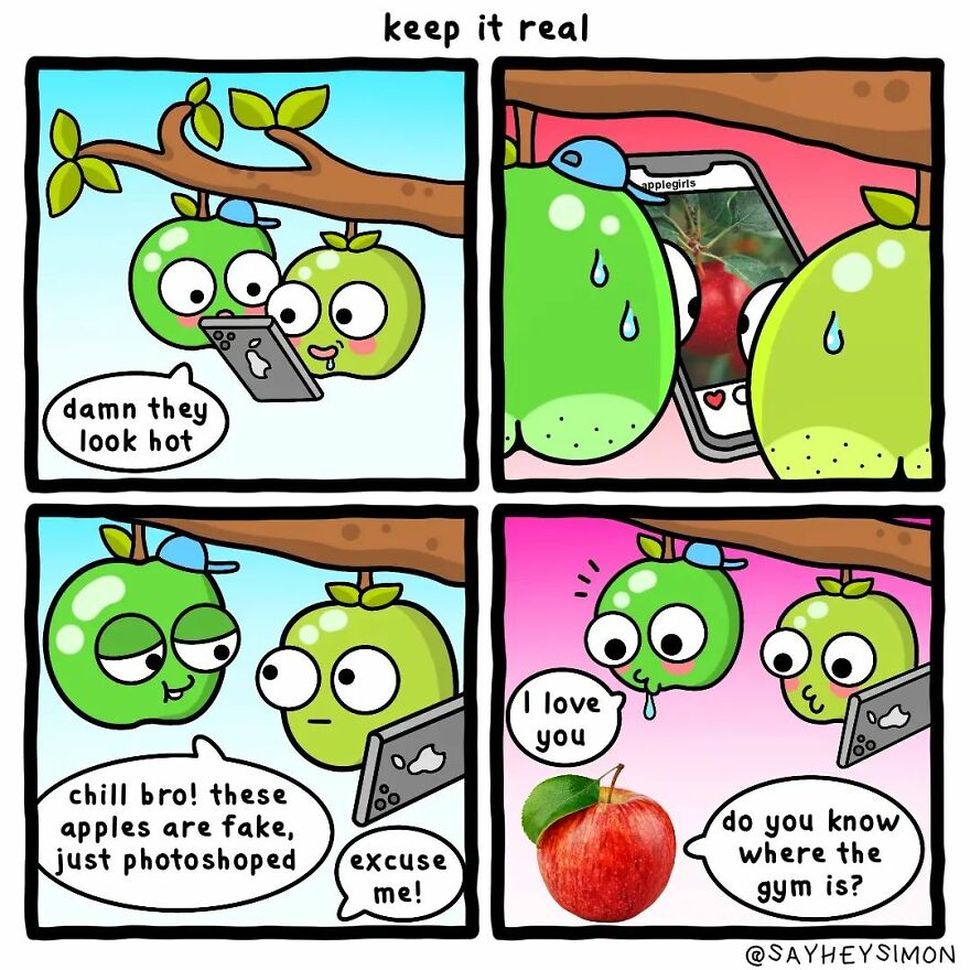 Artist Makes Funny And Healthy Comics To Cheer You Up