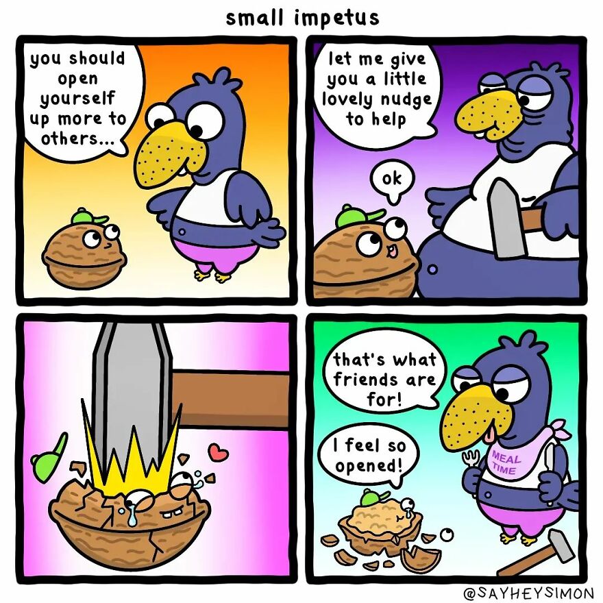 Artist Makes Funny And Healthy Comics To Cheer You Up