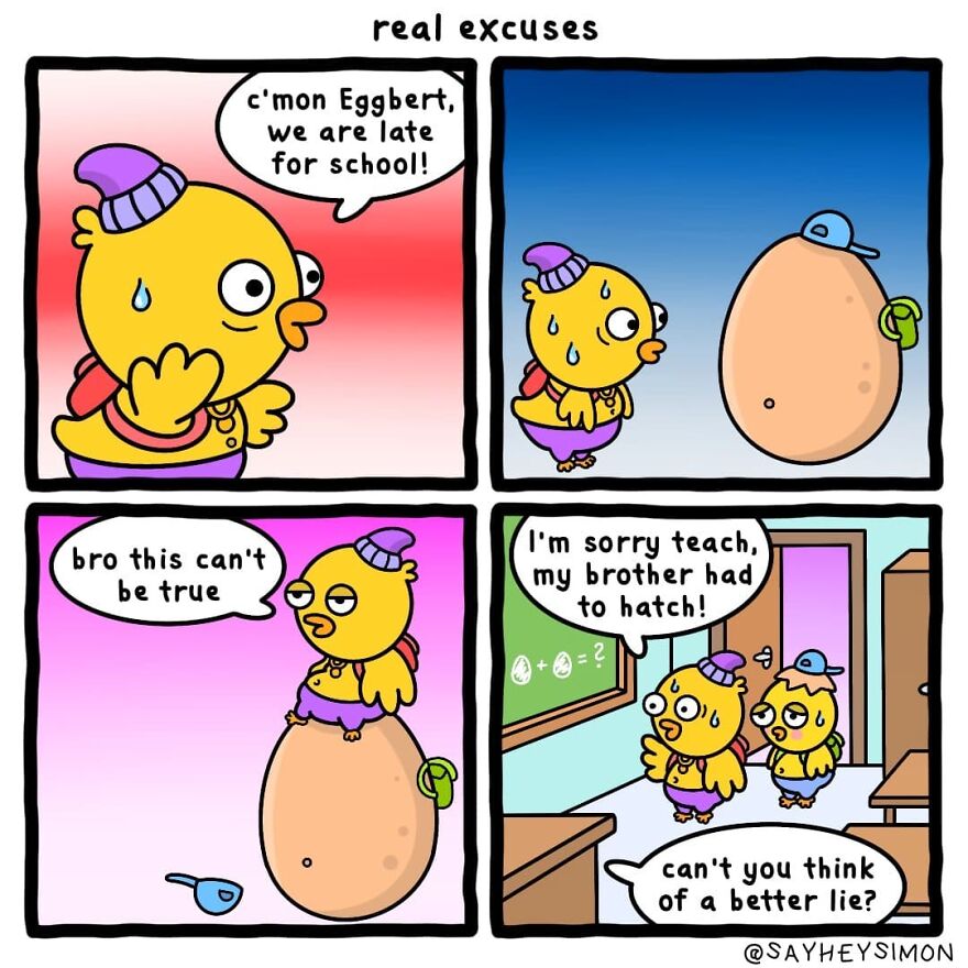 Artist Makes Funny And Healthy Comics To Cheer You Up