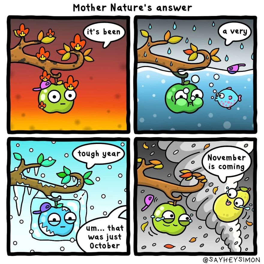 Artist Makes Funny And Healthy Comics To Cheer You Up