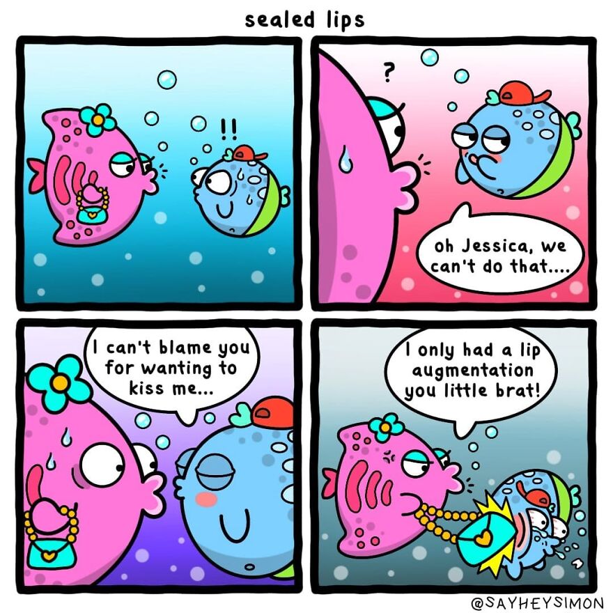 Artist Makes Funny And Healthy Comics To Cheer You Up