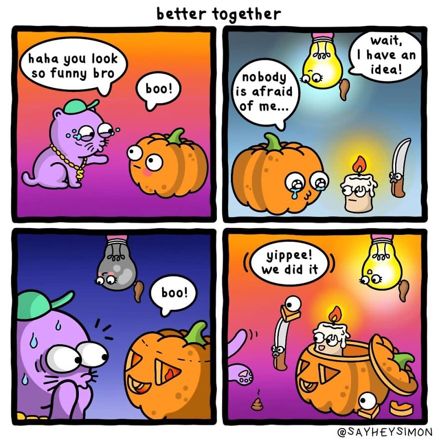 Artist Makes Funny And Healthy Comics To Cheer You Up