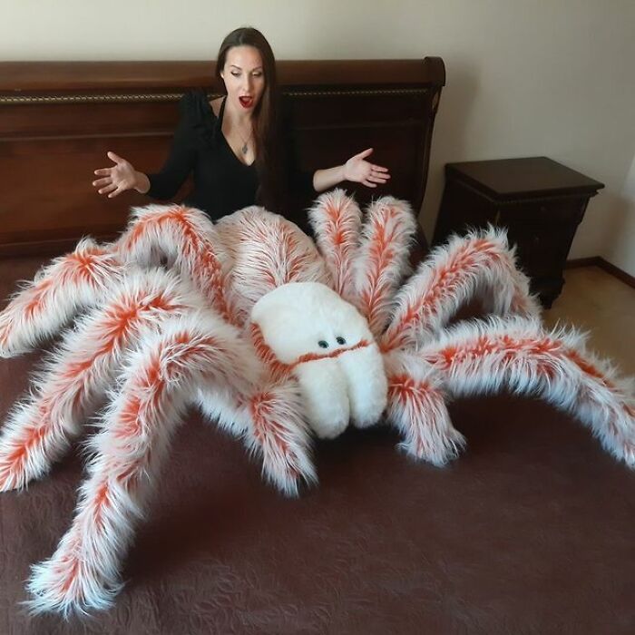 Housewarming Gift Idea: A Giant Spider Pillow From This Online Shop Housewarming Gift Idea: A Giant Spider Pillow From This Online Shop