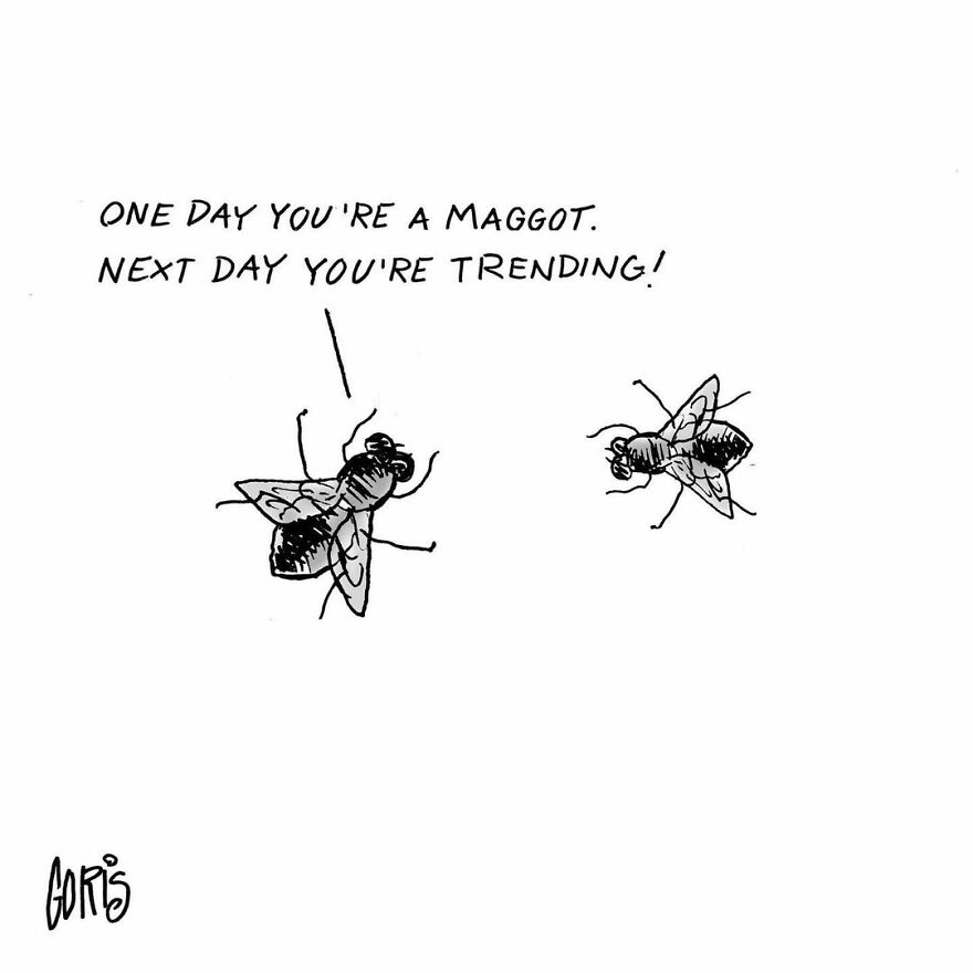 Artist Makes Random Comics About The Things That Happen Around Him