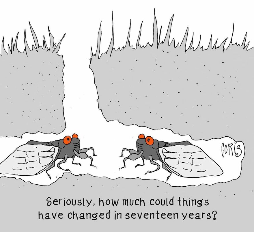 Artist Makes Random Comics About The Things That Happen Around Him