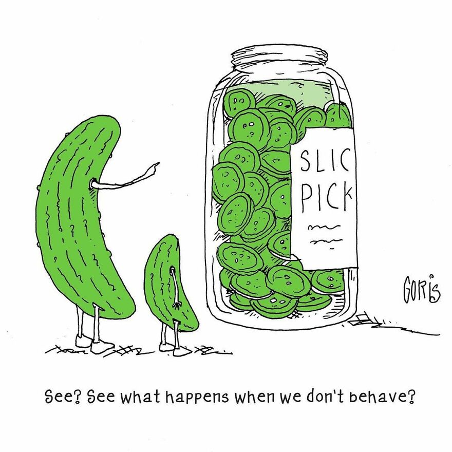 Artist Makes Random Comics About The Things That Happen Around Him