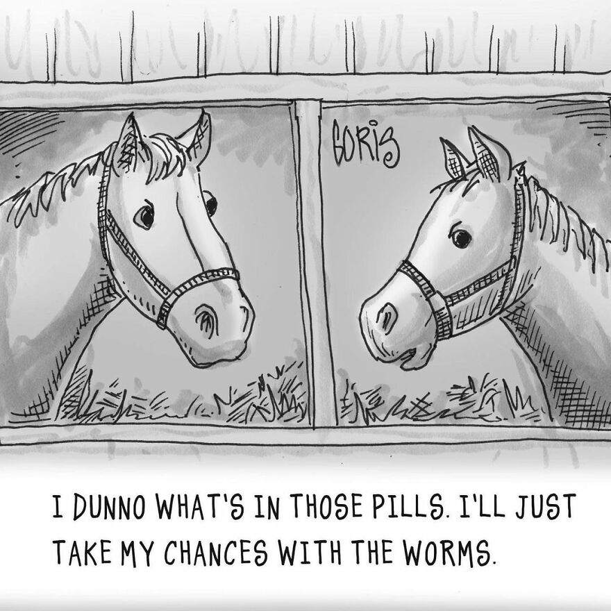 Artist Makes Random Comics About The Things That Happen Around Him