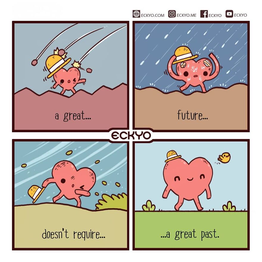 Artist Makes Uplifting Comics That Remind Us To Keep Going (New Pics)