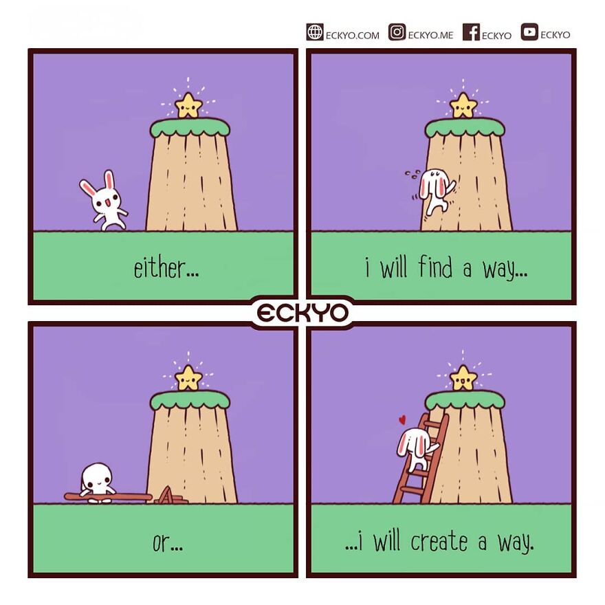 Artist Makes Uplifting Comics That Remind Us To Keep Going (New Pics)