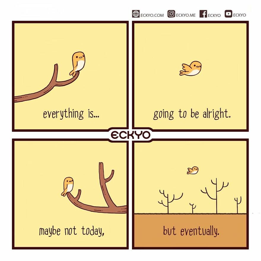 Artist Makes Uplifting Comics That Remind Us To Keep Going (New Pics)