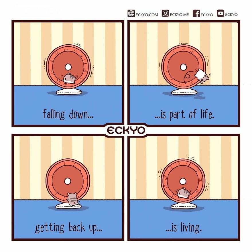 Artist Makes Uplifting Comics That Remind Us To Keep Going (New Pics)